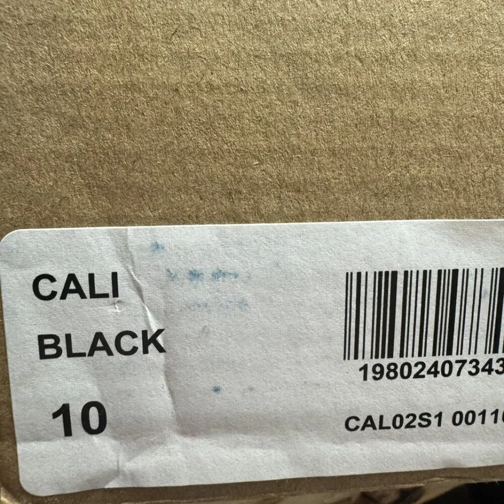 Steve Madden Womens Cali Sandal Black Size 10 M